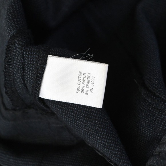 Banana Republic 2 Navy Blue Woven Velvet Stretch Womens Straight Pencil‎ Skirt - Picture 4 of 8